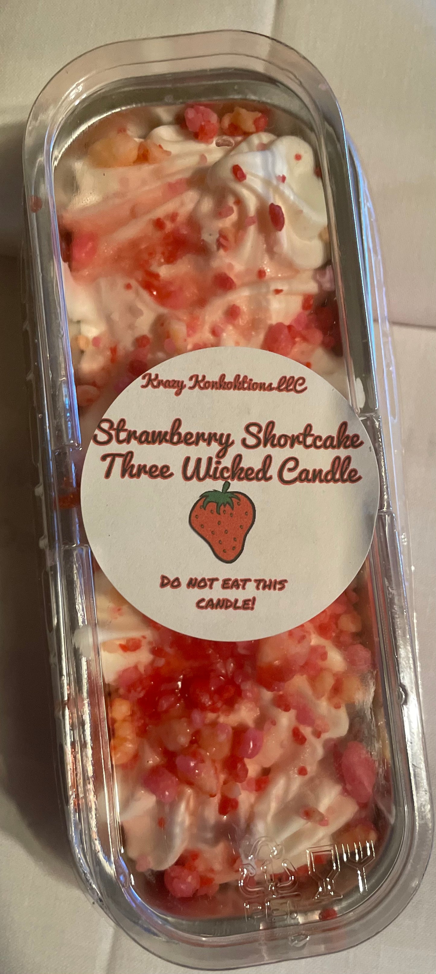 Strawberry Shortcake 3 Wicked Candle