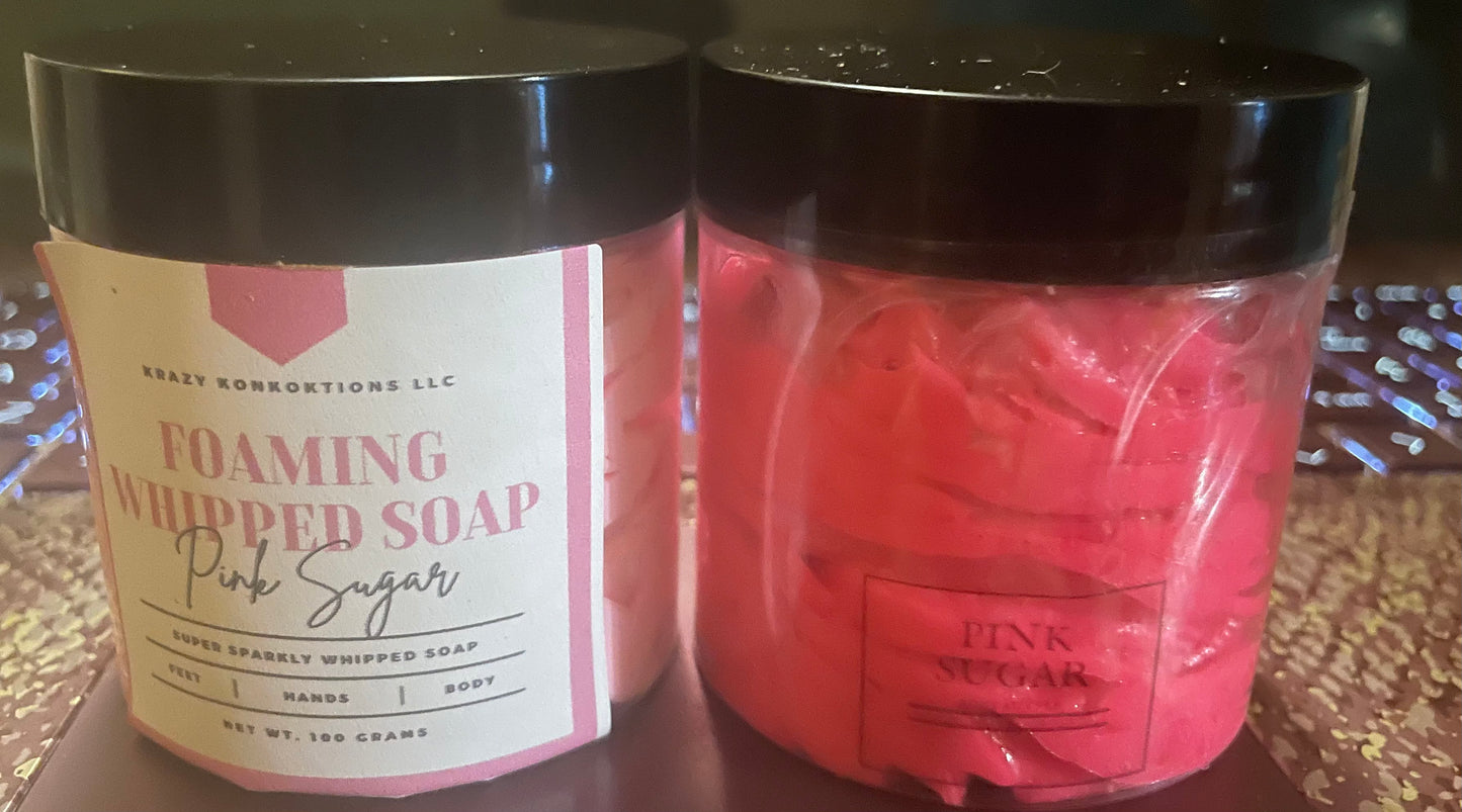 Pink Sugar Whipped Soap